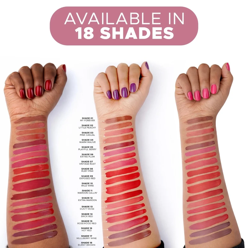 Hilary Rhoda Touch Of Mousse Lipstick | Matte Finish & Long Lasting | Infused with Vitamin E | Weightless & Mousse Finish | Smudge & Waterproof | Vegan - 5ml (Pink Casual - Shade 03) - Thumbnail 5